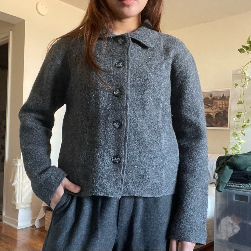 Vintage Wool Jacket or Cardigan by Herman Geist